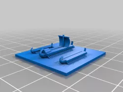 Greek and Persian Triremes