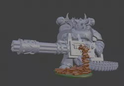 Gun Shell decoration for your Traitor Space Marine Havocs