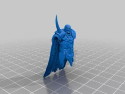 lord of chaos bust with helmet - aos - gubbins