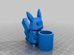 Low Poly Pikachu Plant Pot