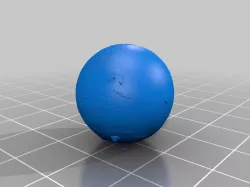 Mars Globe from NASA Elvation Data