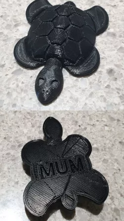Mothers Day Turtle ('MUM' Imprinted on Underside)