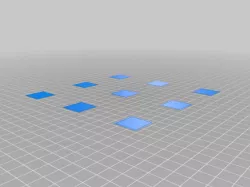 My Customized Bed Leveling Calibration Test Object (Parametric)