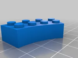 My Customized Curved LEGO Brick