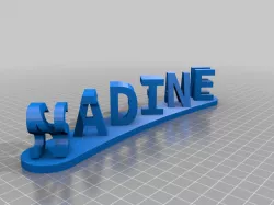 My Customized dual words illusion AKA "I Love You" sign