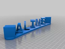 My Customized dual words illusion AKA "I Love You" sign