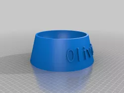 My Customized Fully Parametric Dog / Cat Food Bowl