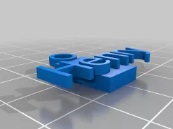 My Customized Name tag Keychain