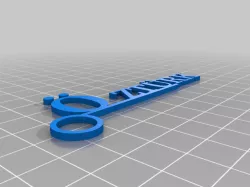 My Customized Name Tag - Keyring