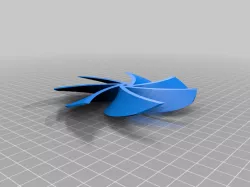 My Customized OpenSCAD Turbine Propeller Generator