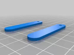 My Customized Parametric keychain with custom text