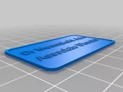 My Customized Simple Customize Name Tag