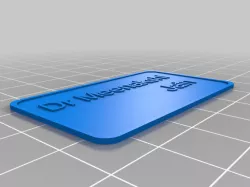 My Customized Simple Customize Name Tag