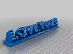 My Customized Sweeping Name Plate Graphics – 1 Line (remix)