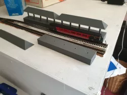 N-Gauge Simple Train Platform