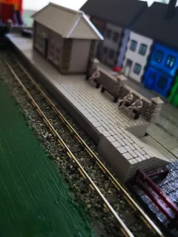 N Gauge Station Platform