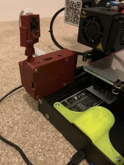 Octoprint Pi Case - Ender 3 Extruder Rail