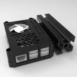 Octoprint - Raspberry Pi3 case with internal Noctua fan