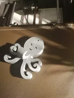 Octopus coat hook for kids
