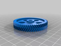 Parametric Herringbone Spur Gear bore 8 teeth 60b
