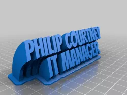 PHIL NAME PLATE