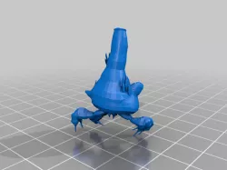 pirate hermit crab with bottle house - gubbins