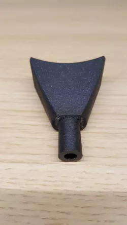 Pomo para silla de ruedas en forma de "silla de montar" (Joystick "saddle" shaped for wheelchair)