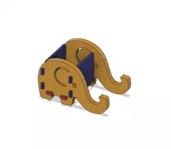 Porta celular de elefante