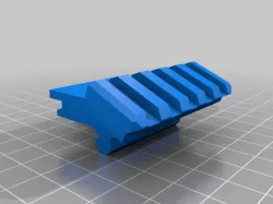 Quick release Canted 24° Picatinny Rail