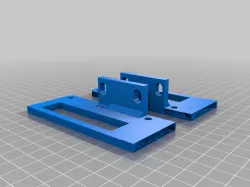 Raspberry Pi 4 1U rack-mount - Vertical Mount Bracket