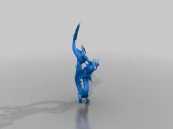 serpent dragon - terrain - statue