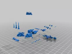 several bfg sections exploded plus 3mf files - bfg file dump