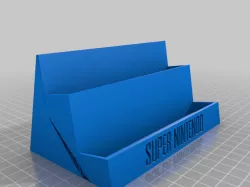 SNES cart stand with official nintendo logo