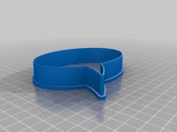 Speech Bubble Cookie Cutter