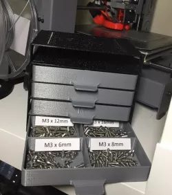 Stackable parts drawers