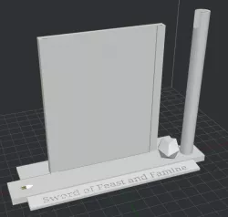 Sword Stand for Quarter Scale Sword of Feast and Famine