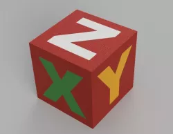 TEST CUBE 5 COLOR MMU2 20 MM  multicolor