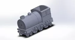 Train plant pot and tender and Carriage
