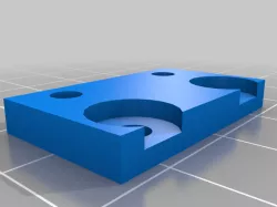 Wanhao Duplicator (Cocoon Create Model Maker) i3 Mini E3D Clone Hotend Adapter