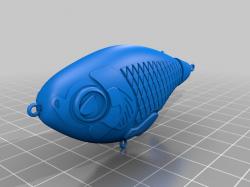 3D PRINTED WHOPPER PLOPPER STYLE FISHING LURE CHALLENGE 