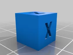 XYZ-10mm Calibration Cube