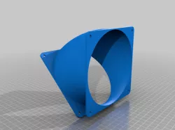 140mm Fan Duct Elbow, 45 deg
