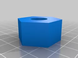 5/8" nut with hole for KEG fitting