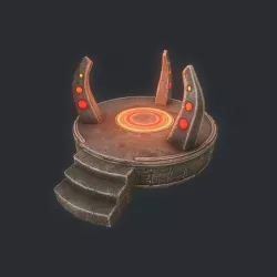 Altar Low-poly 3D model