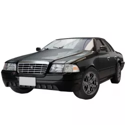 Black retro vintage sedan car 3D model