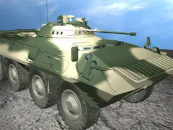 BTR90 Armored Personnel Carrier Russia 3D model