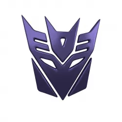 Bumblebee Emblem v1 004 Low-poly 3D model
