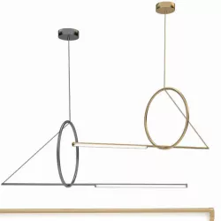 Cercle  Trait Pendant By Cvl Luminaires 3D model
