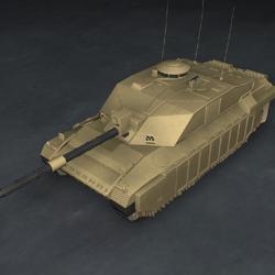 Chieftain United Kingdom Battle Tank 2 ~ 3D Model #89286348