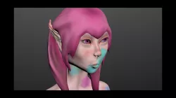 character girl 3D model